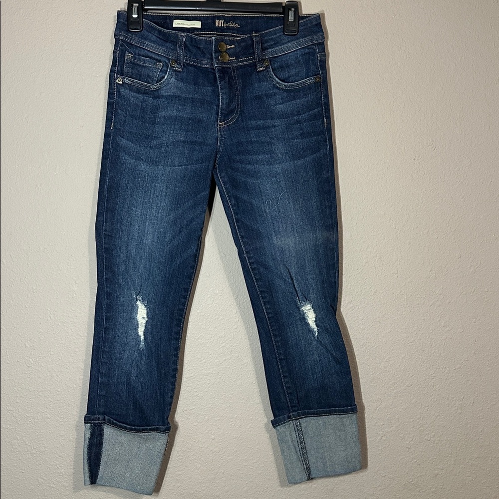 Dark Blue Denim Jeans